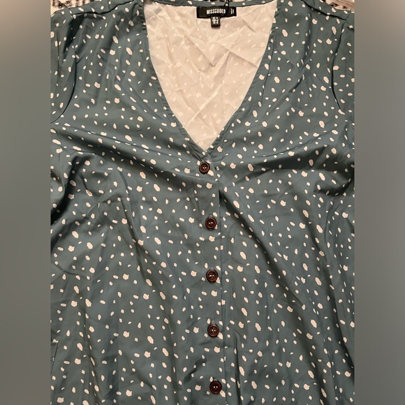 Missguided Dress in Sage - Picture 5 of 5